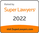 Super Lawyers 2022 badge